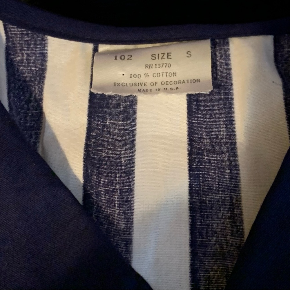 Vintage Cotton Nautical Dress - Picture 4 of 4